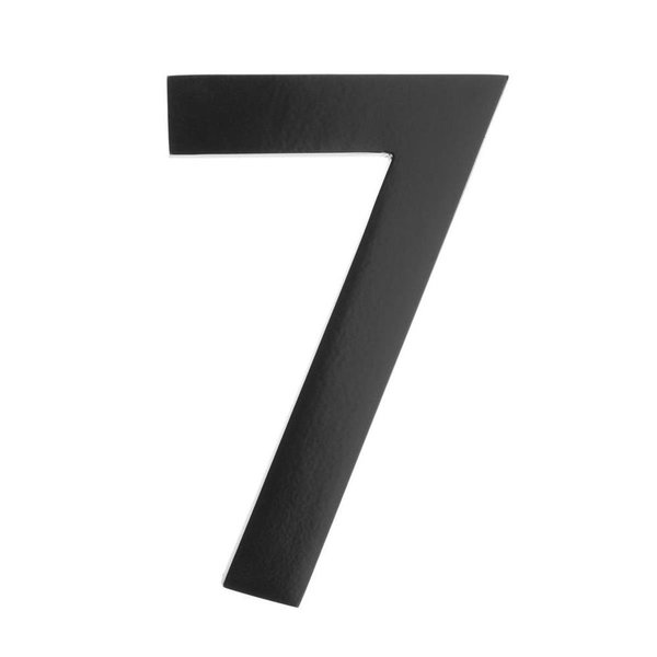 Perfectpatio Floating House Number 7, Black - 5 in. PE2522199